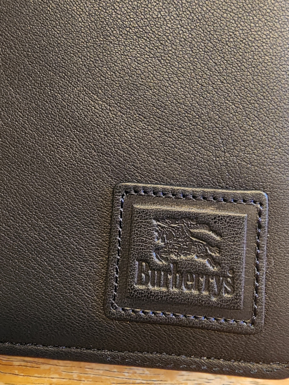 Burberry Black Leather Journal Cover - Picture 2 of 16